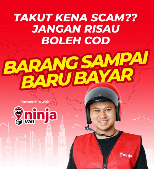 Ninja Van COD partnership - Barang sampai baru bayar