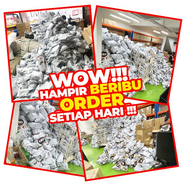 Hampir seribu order setiap hari JWG